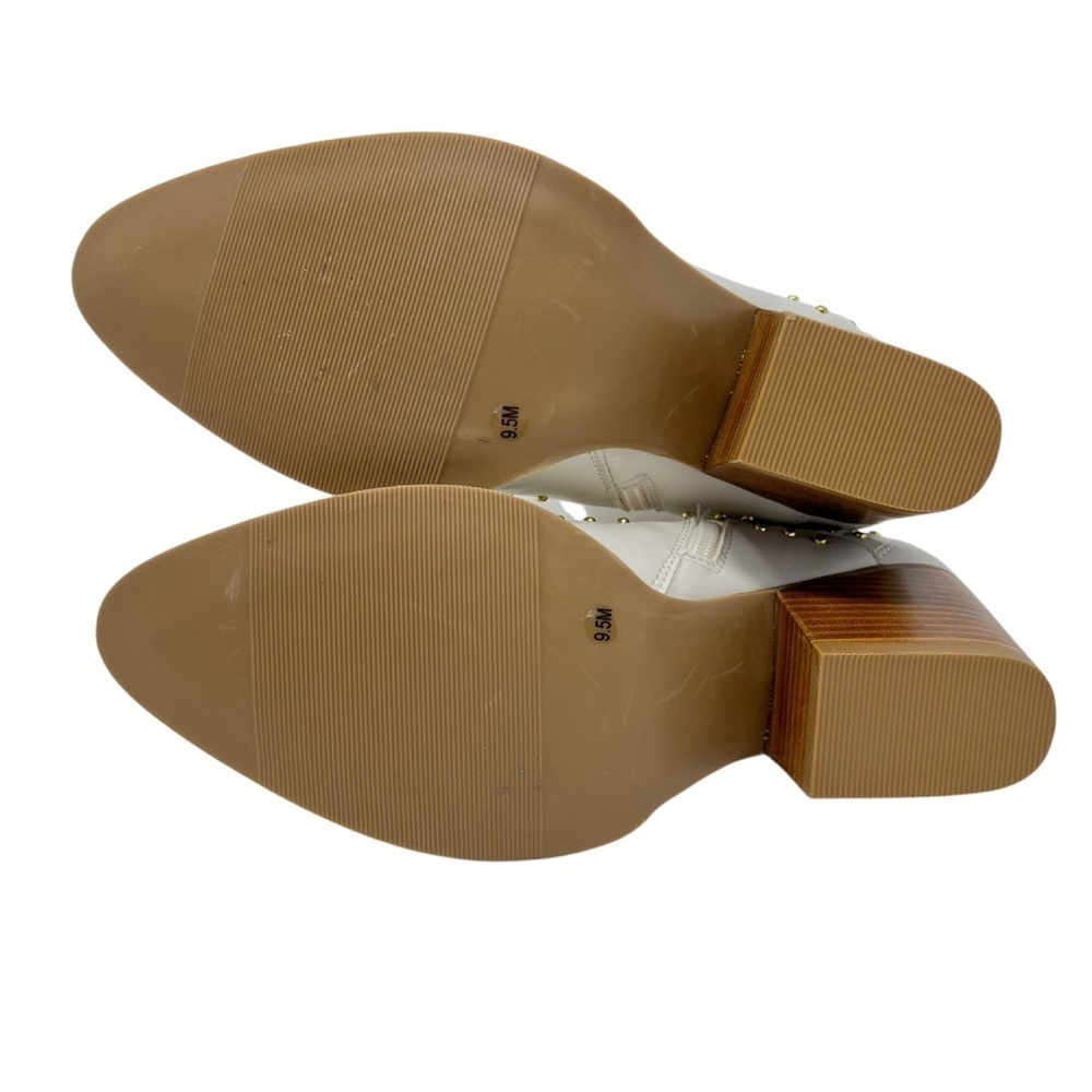 Coconuts by Matisse Cream Ankle Boots with Gold Accents - Picture 7 of 10